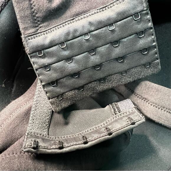 Cacique Bra 50D Lightly Lined Wired T-Shirt Bra Black with Bow Lane Bryant - Picture 8 of 8